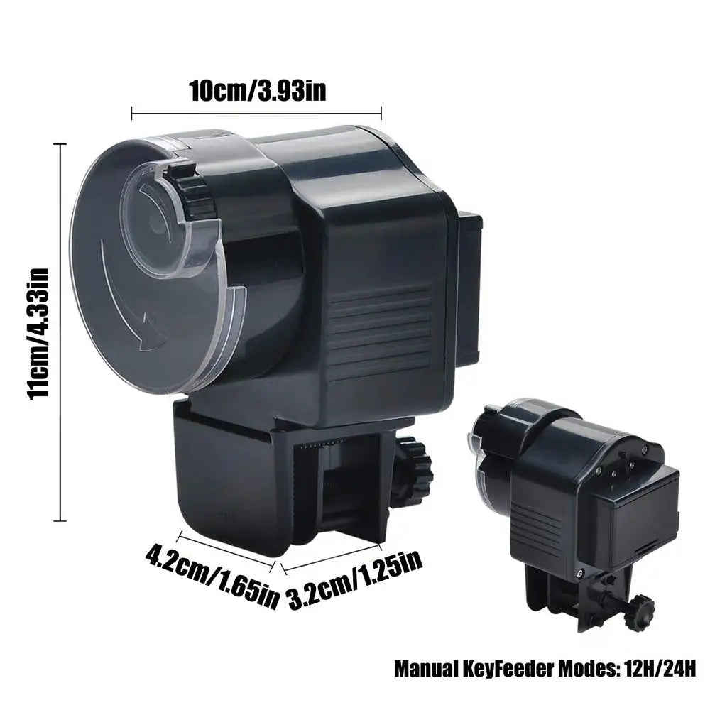 Automatic Fish Feeder Aquarium Automatic Fish Feeder Vacation Timer Feeder For Fish Tank Electric Adjustable Auto Fish Food