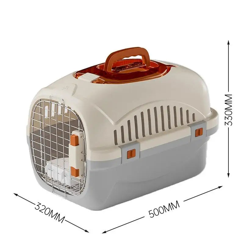 Portable Cat Carrier Foldable Pet Travel Carrier Bag for Cats Small Dogs, Soft Side Pet Transport Box for Outdoor & Car Travel