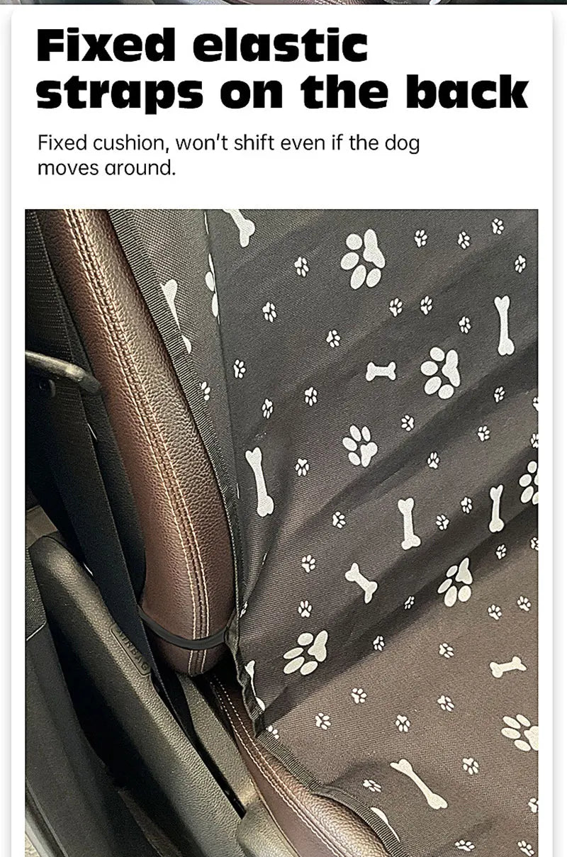 Waterproof Pet Car Seat Cover for Dogs&CatsEasy Clean Travel Mat for Front & Back Seat MatHeavy Duty Dog Car Seat Protector