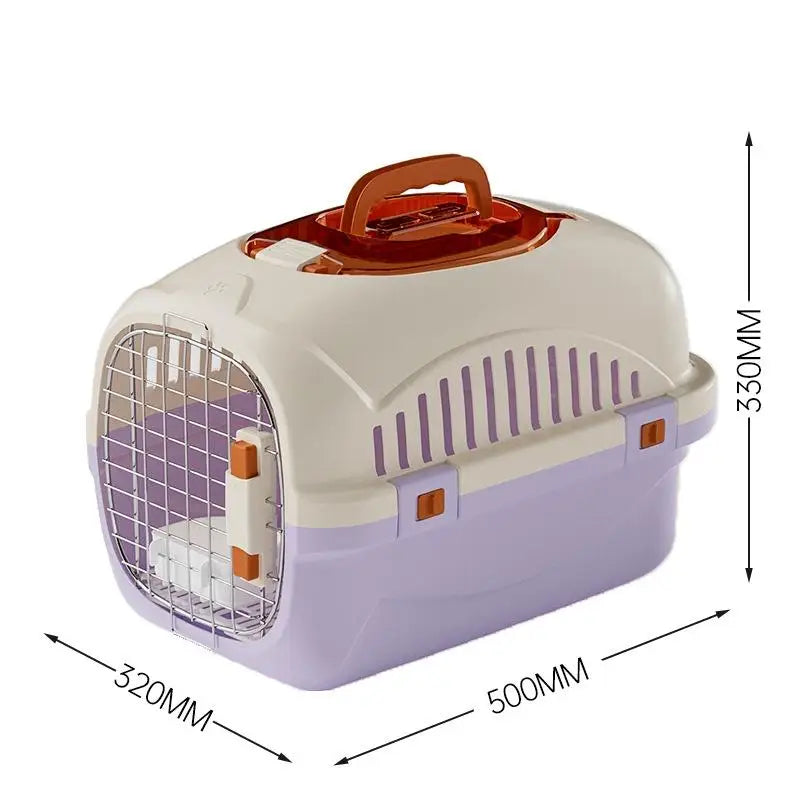 Portable Cat Carrier Foldable Pet Travel Carrier Bag for Cats Small Dogs, Soft Side Pet Transport Box for Outdoor & Car Travel