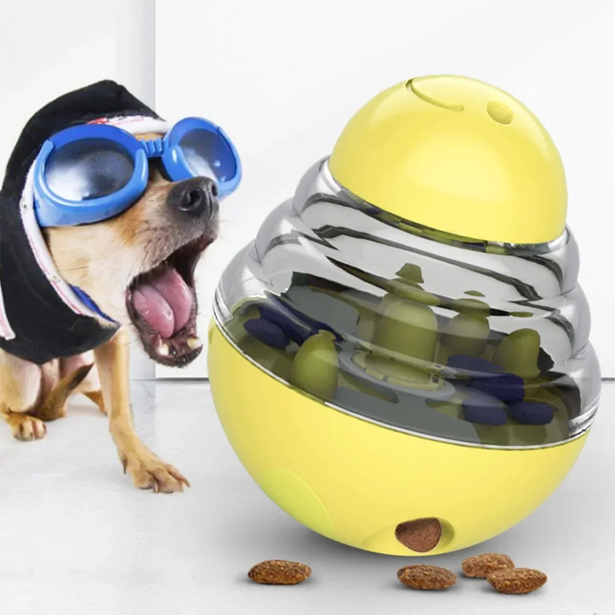 Interactive Tumbler Slow Feeder Funny Toy Food Treat Dispenser for Pet Dogs Cats Training Dog Puzzle Toys Pet Food Supplies