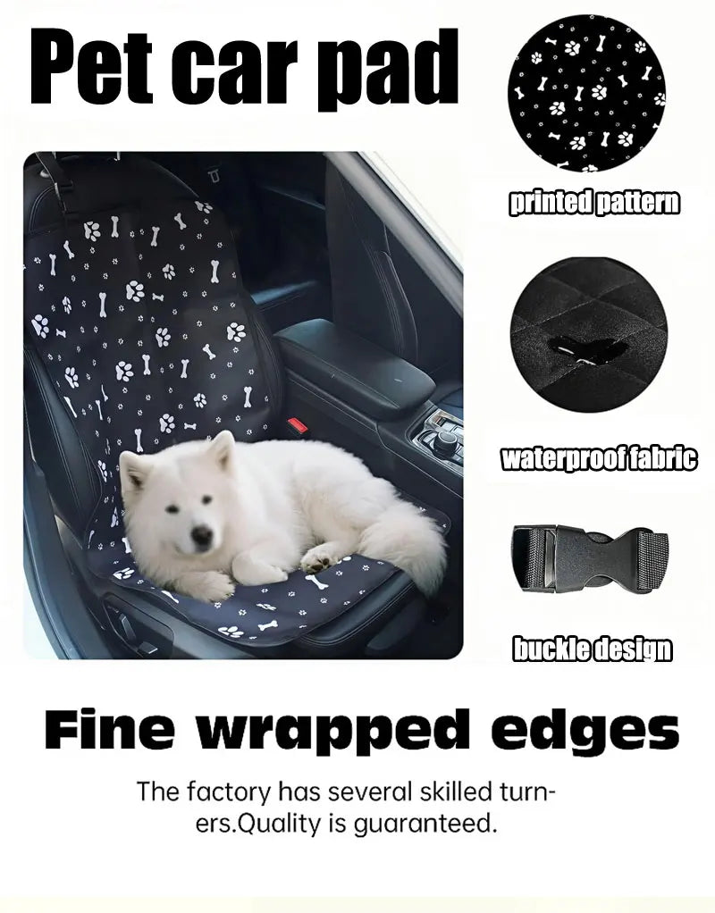 Waterproof Pet Car Seat Cover for Dogs&CatsEasy Clean Travel Mat for Front & Back Seat MatHeavy Duty Dog Car Seat Protector
