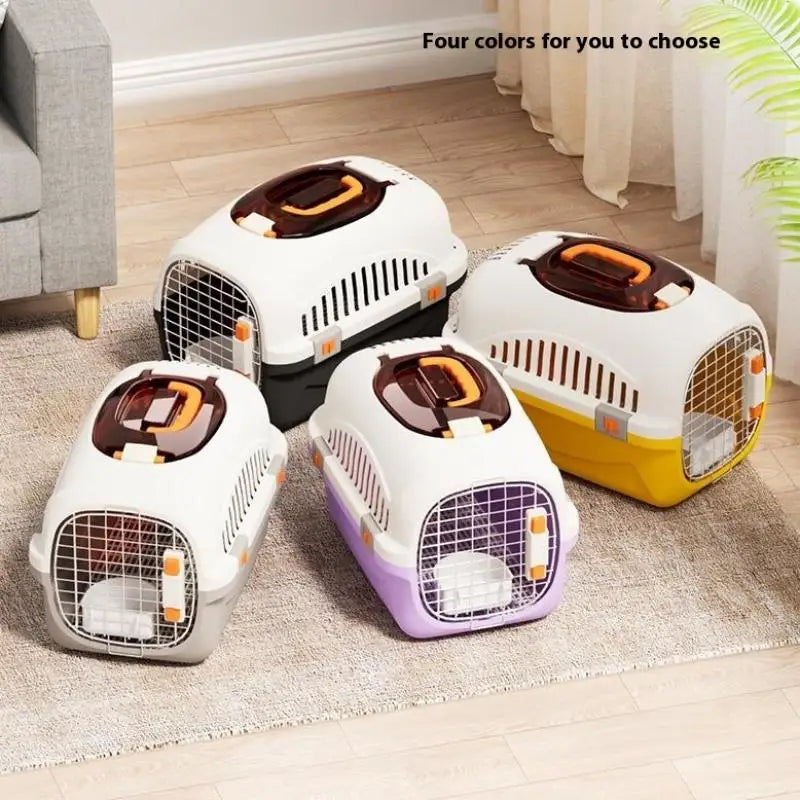 Portable Cat Carrier Foldable Pet Travel Carrier Bag for Cats Small Dogs, Soft Side Pet Transport Box for Outdoor & Car Travel