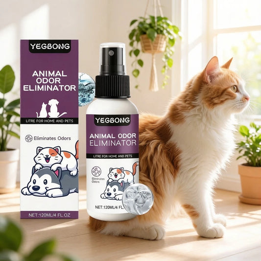 Pet Odor Eliminating Spray, Gentle Cleaning Spray for Daily Household Use, Suitable for Cat Litter Boxes, Dog Pots, and Be