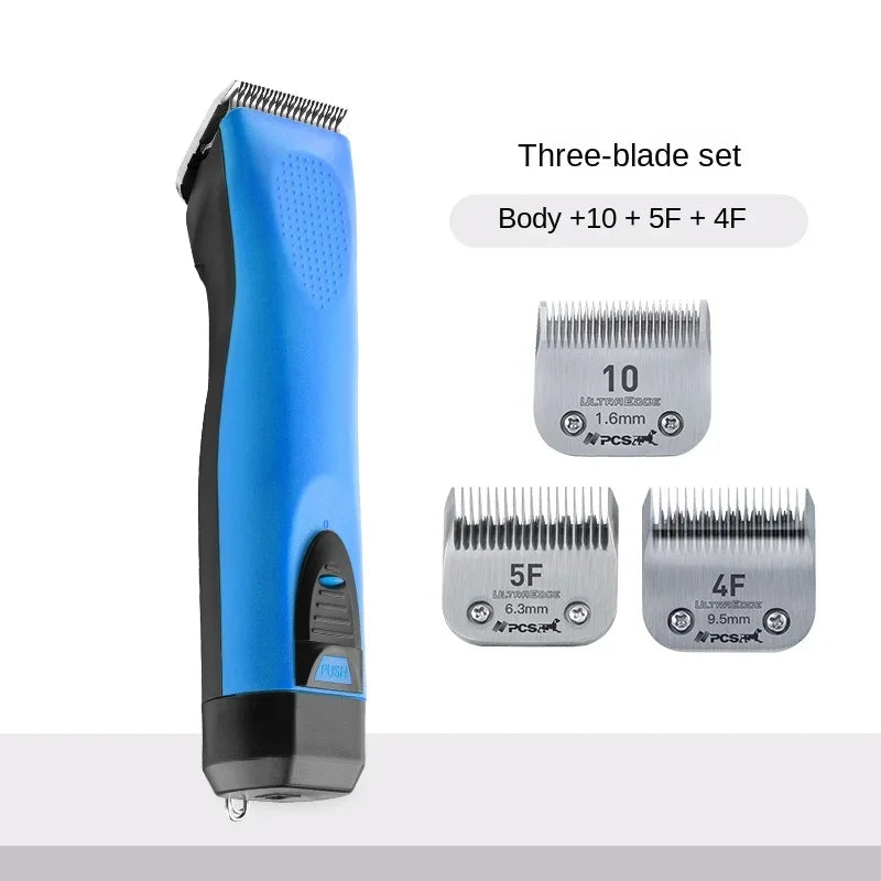 Pet Electric Hair Clipper Dog Beauty Clipper Shaver Shaver Full Set Waterproof Multifunctional Cleaning Supplie Detachable Blade