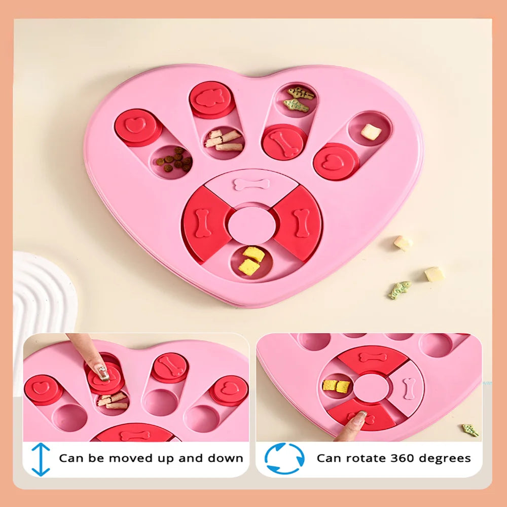 Dog Puzzle Toys Slow Feeder Interactive Iq Food Dispenser Nonslip Bowl Dog Interactive Toy Pet Puzzle Cat Dogs Training Game