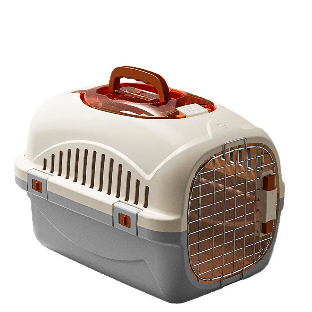 Portable Cat Carrier Foldable Pet Travel Carrier Bag for Cats Small Dogs, Soft Side Pet Transport Box for Outdoor & Car Travel