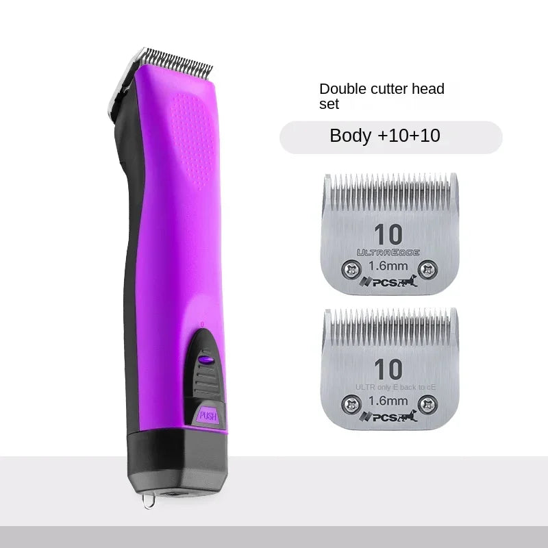 Pet Electric Hair Clipper Dog Beauty Clipper Shaver Shaver Full Set Waterproof Multifunctional Cleaning Supplie Detachable Blade