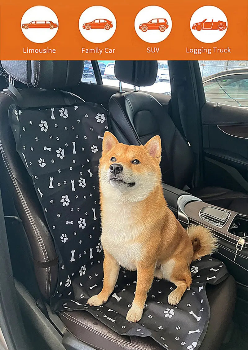 Waterproof Pet Car Seat Cover for Dogs&CatsEasy Clean Travel Mat for Front & Back Seat MatHeavy Duty Dog Car Seat Protector