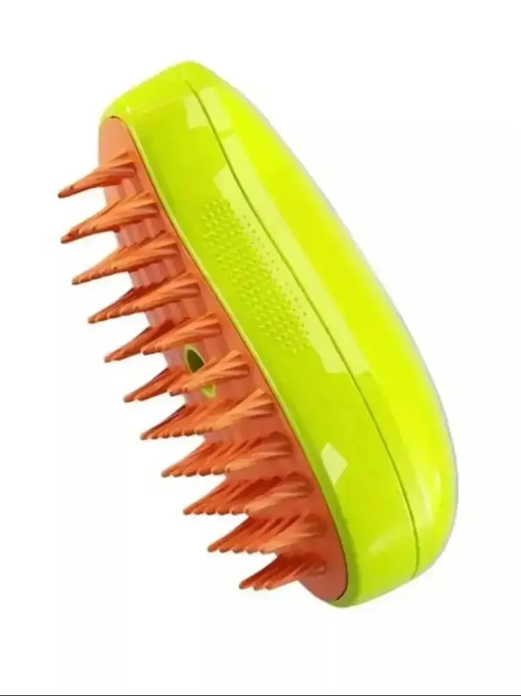 3-in-1 Electric Steam Brush for Pets - Dog And Cat Grooming Comb with Spray Massage And Hair Removal Features