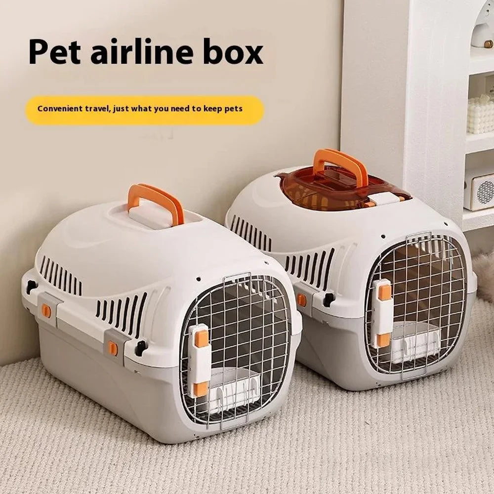 Portable Cat Carrier Foldable Pet Travel Carrier Bag for Cats Small Dogs, Soft Side Pet Transport Box for Outdoor & Car Travel