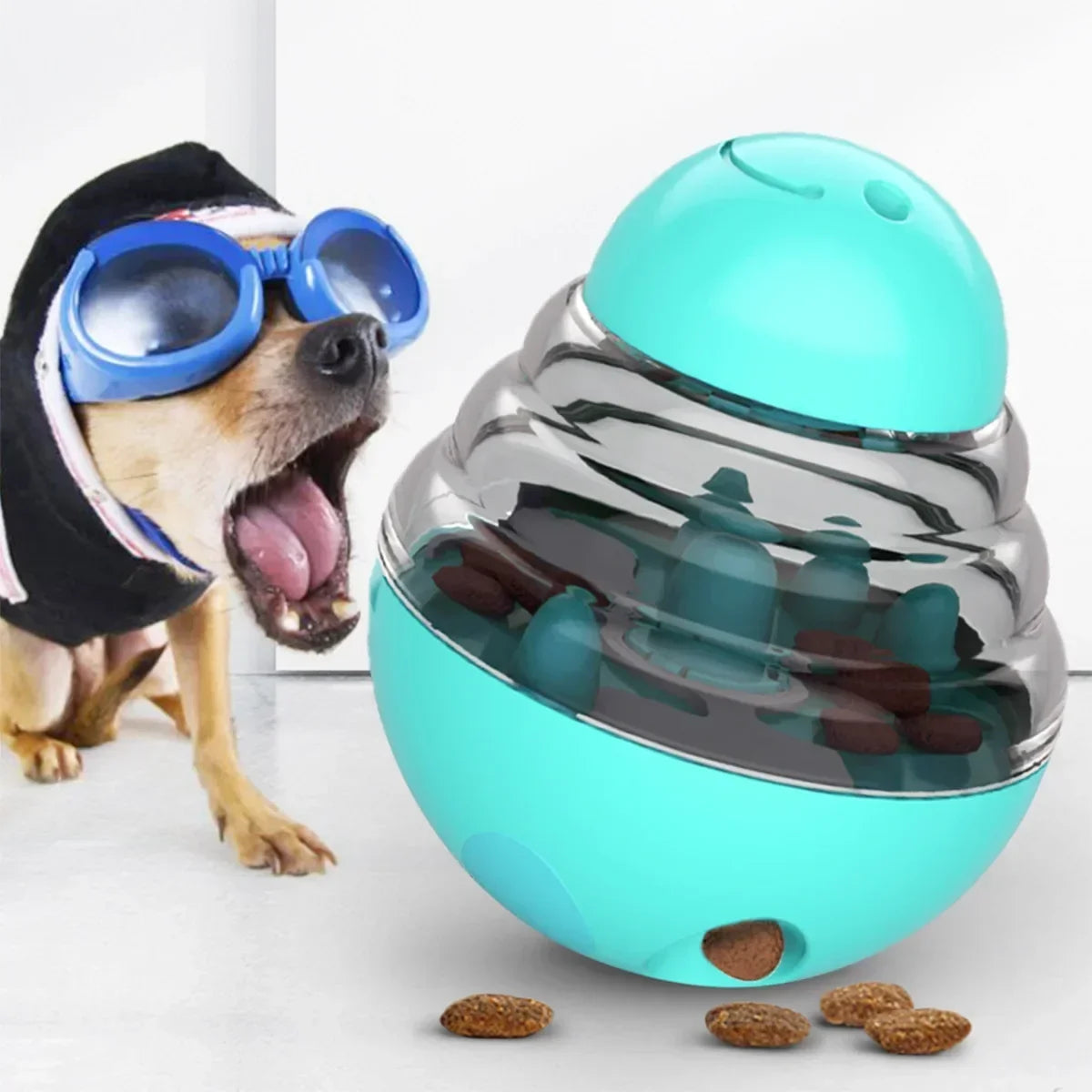 Interactive Tumbler Slow Feeder Funny Toy Food Treat Dispenser for Pet Dogs Cats Training Dog Puzzle Toys Pet Food Supplies
