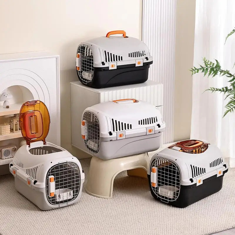 Portable Cat Carrier Foldable Pet Travel Carrier Bag for Cats Small Dogs, Soft Side Pet Transport Box for Outdoor & Car Travel