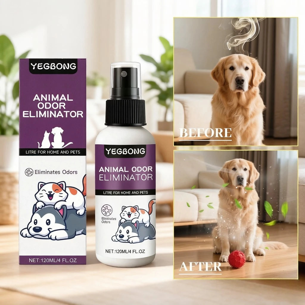 Pet Odor Eliminating Spray, Gentle Cleaning Spray for Daily Household Use, Suitable for Cat Litter Boxes, Dog Pots, and Be