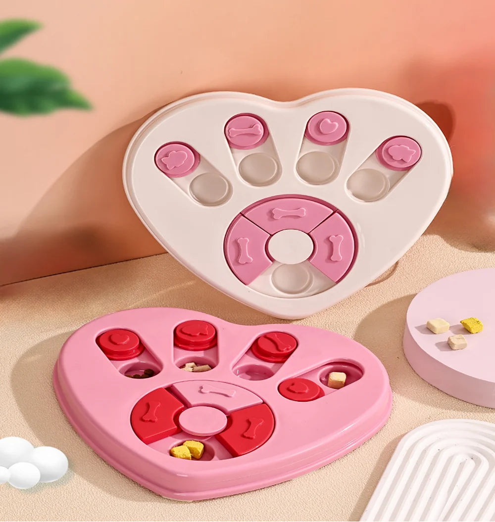 Dog Puzzle Toys Slow Feeder Interactive Iq Food Dispenser Nonslip Bowl Dog Interactive Toy Pet Puzzle Cat Dogs Training Game