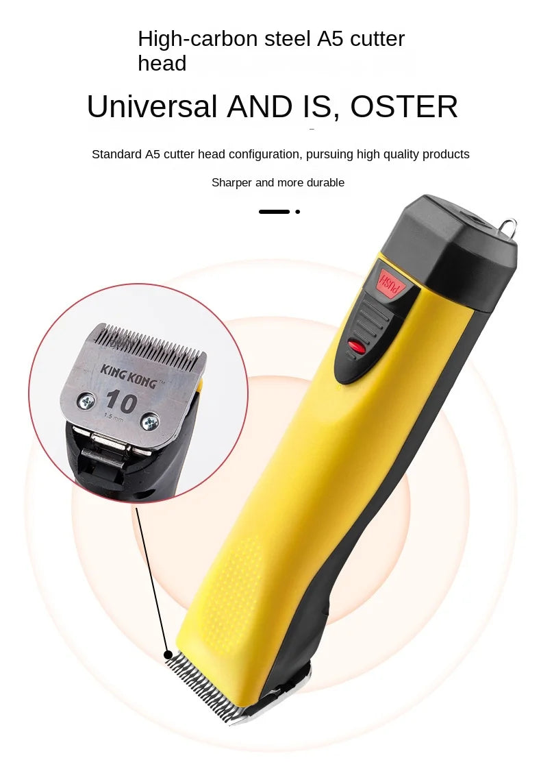 Pet Electric Hair Clipper Dog Beauty Clipper Shaver Shaver Full Set Waterproof Multifunctional Cleaning Supplie Detachable Blade