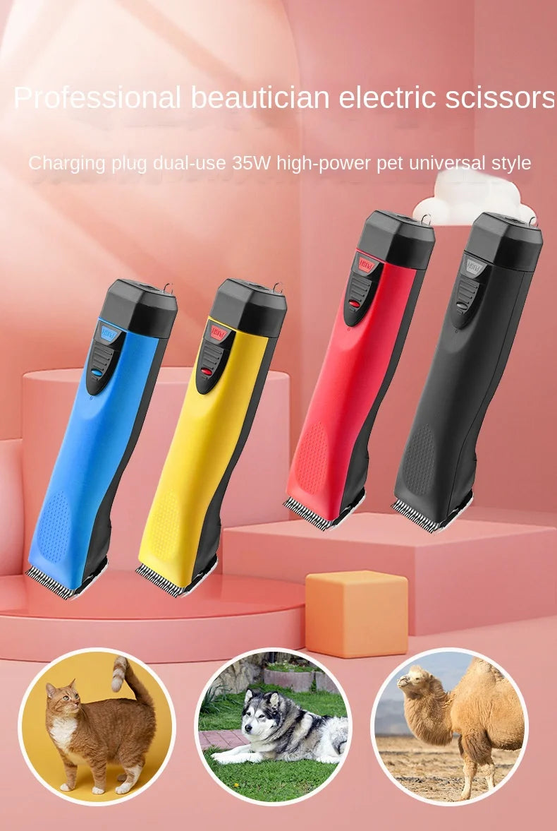 Pet Electric Hair Clipper Dog Beauty Clipper Shaver Shaver Full Set Waterproof Multifunctional Cleaning Supplie Detachable Blade