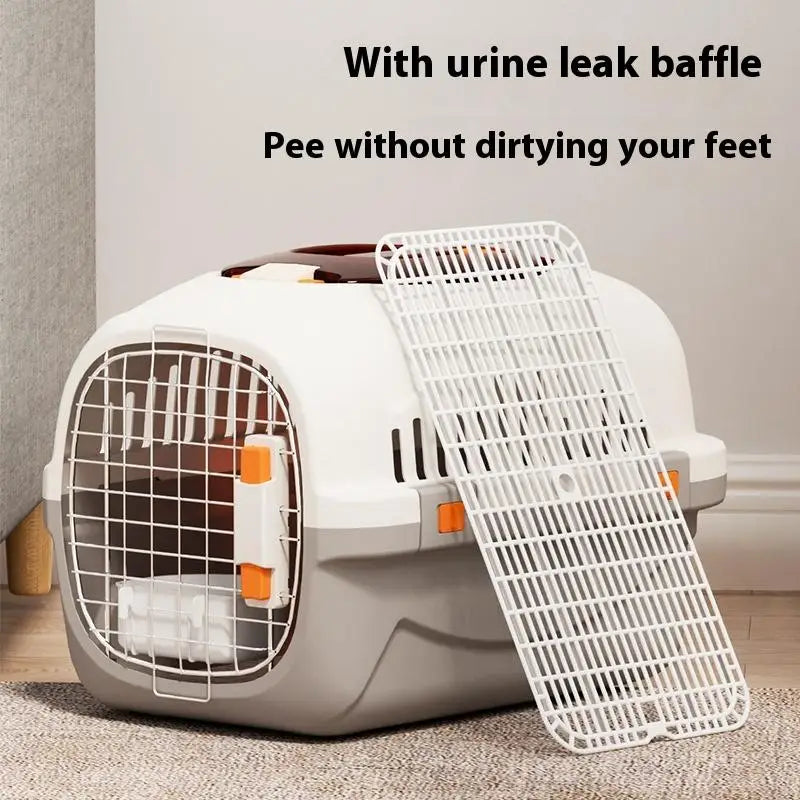 Portable Cat Carrier Foldable Pet Travel Carrier Bag for Cats Small Dogs, Soft Side Pet Transport Box for Outdoor & Car Travel