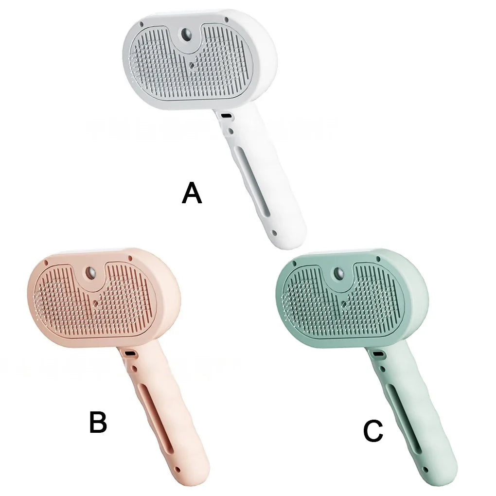 Steam Spray Dog Grooming Brush Unique Steam Brush For Dogs Luxury Grooming Brush Dog Steam Brush C