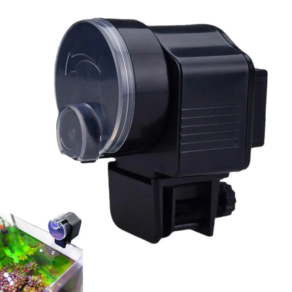 Automatic Fish Feeder Aquarium Automatic Fish Feeder Vacation Timer Feeder For Fish Tank Electric Adjustable Auto Fish Food