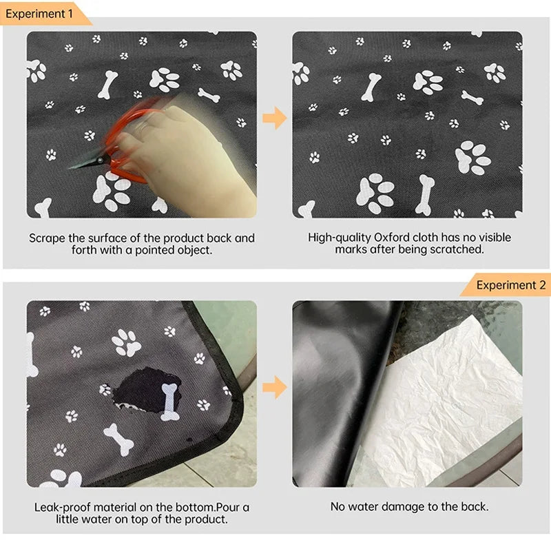 Waterproof Pet Car Seat Cover for Dogs&CatsEasy Clean Travel Mat for Front & Back Seat MatHeavy Duty Dog Car Seat Protector