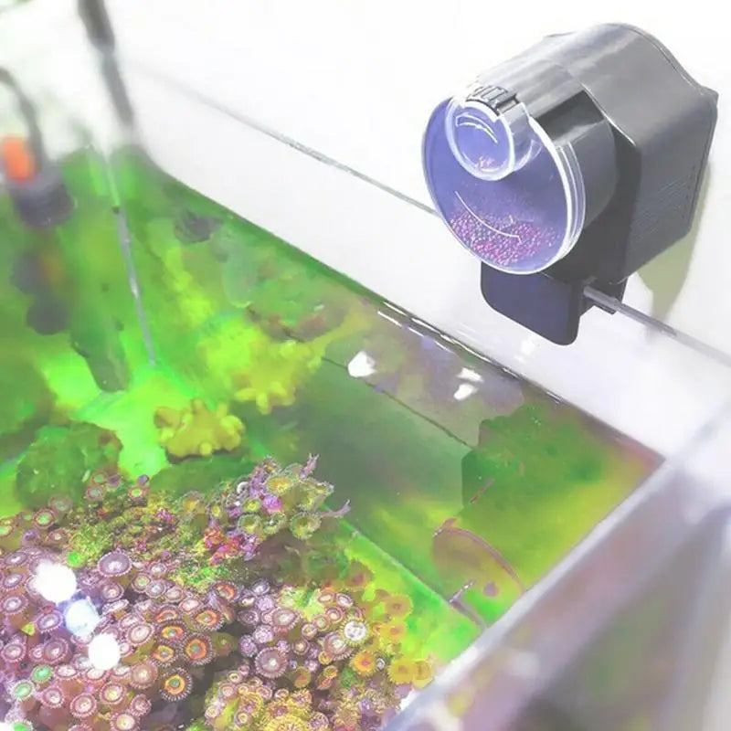 Automatic Fish Feeder Aquarium Automatic Fish Feeder Vacation Timer Feeder For Fish Tank Electric Adjustable Auto Fish Food