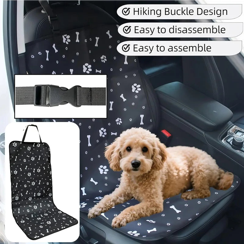 Waterproof Pet Car Seat Cover for Dogs&CatsEasy Clean Travel Mat for Front & Back Seat MatHeavy Duty Dog Car Seat Protector